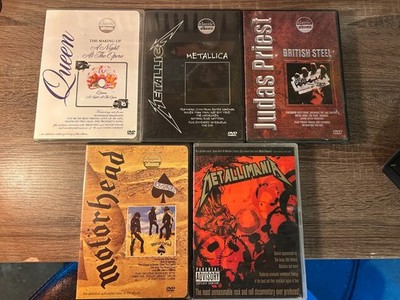 5x Classic Albums DVD lot: METALLICA, JUDAS PRIEST, QUEEN, MOTORHEAD, ROCK METAL