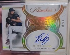 2025 PANINI FLAWLESS USA BASEBALL SIGNATURES GOLD RHETT LOWDER /10  