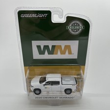 1:64 Greenlight 2020 Chevy Silverado/Waste Management Die Cast
