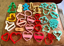 29 Different Plastic Cookie Fondant Cutters W...