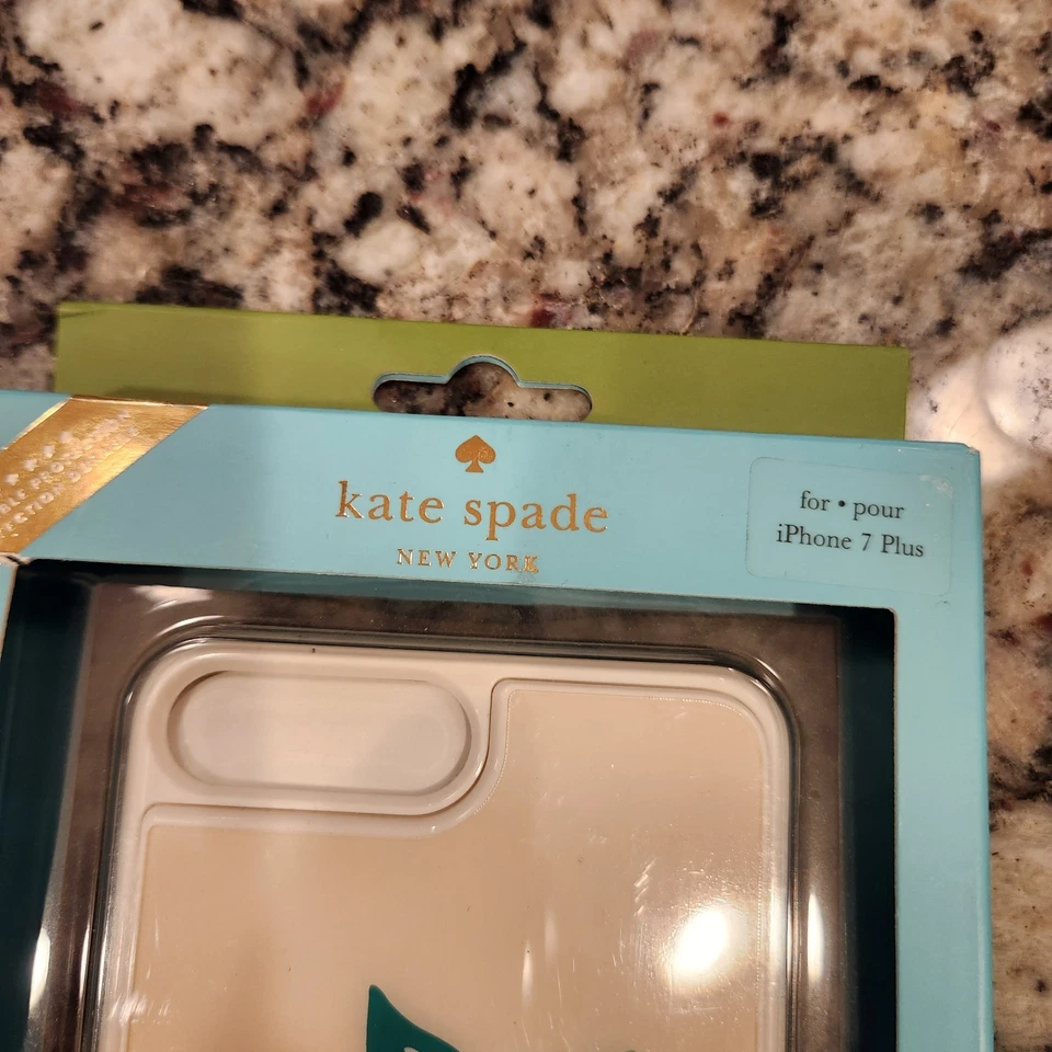 Kate Spade Hybrid Case for iPhone 7 Plus / Orange Shake/ Gems - Image 4 of 4