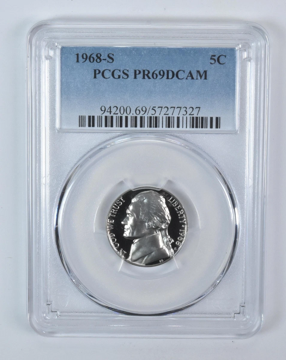 Proof PCGS 1968 US Jefferson Nickels (1938-Now) for sale | eBay