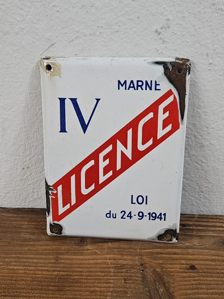 Patère panneau - Débit de boissons / Licence IV | L'Intemporel Déco Patère panneau - Débit de boissons / Licence IV | L'Intemporel Déco