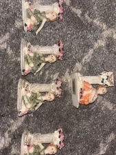 Ceramic Ballerina Candle Holders 5 Count