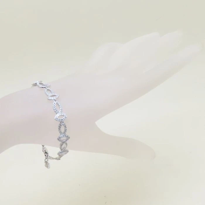 Bracciale SWAROVSKI cristallo placcato argento /294429 - Immagine 2 di 4