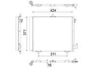 Mahle Ac 460 000S Kondensator, Klimaanlage FüR CitroËN Ds Opel Peugeot