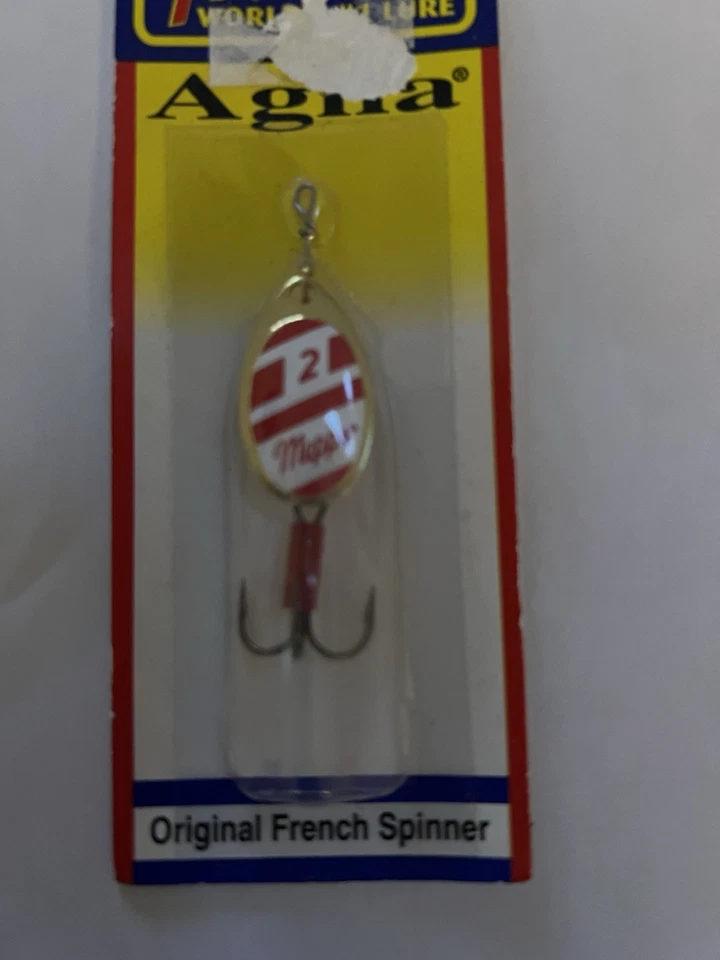 Señuelo Mepps The Worlds Aglia 1/6 OZ Original Francés Spinner F5 Foto 2 de 3