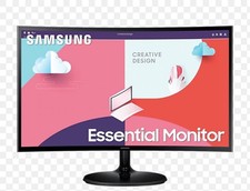 Image of Samsung LS24C360EAUXXU 24 inch Ultra HD LCD Monitor - Black