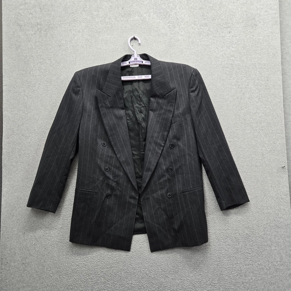 Saint Laurent Gray Double-Breasted Suits & Blazers for Men for