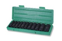 "Jonnesway Schlagschrauber-Nuss-Set S03AD4111S 11-Teilig 1/2\" 10-24 Mm"