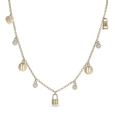 Collana Donna ALVIERO MARTINI 1a Classe ST1040 Argento 925% Gold Dorato