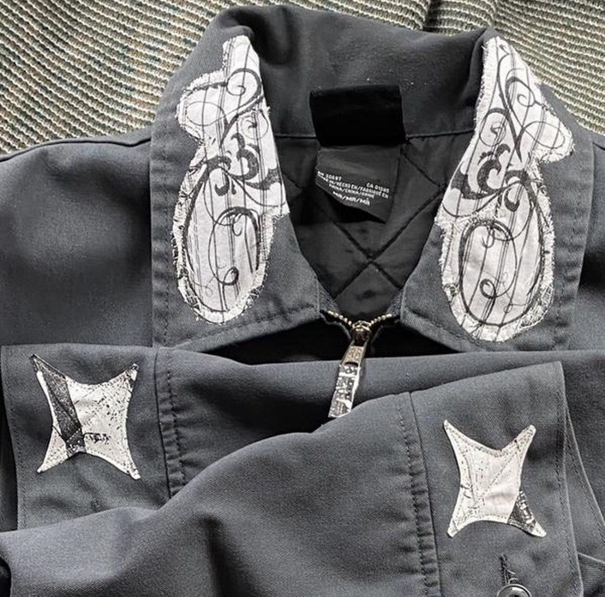 Dickes Work Jacket With Custom Design - image 2