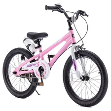 RoyalBaby Freestyle Outdoor Kid's Sporty Bicycle with Kickstand, 18 Inch, Pink