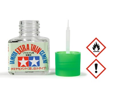 Tamiya Extradünn Plastikkleber 40ml   Für Präzision im Modellbau