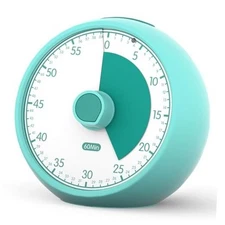 Visual Timer 60-Minute, Kids Timer for Homeschool Desk, Time Management Green