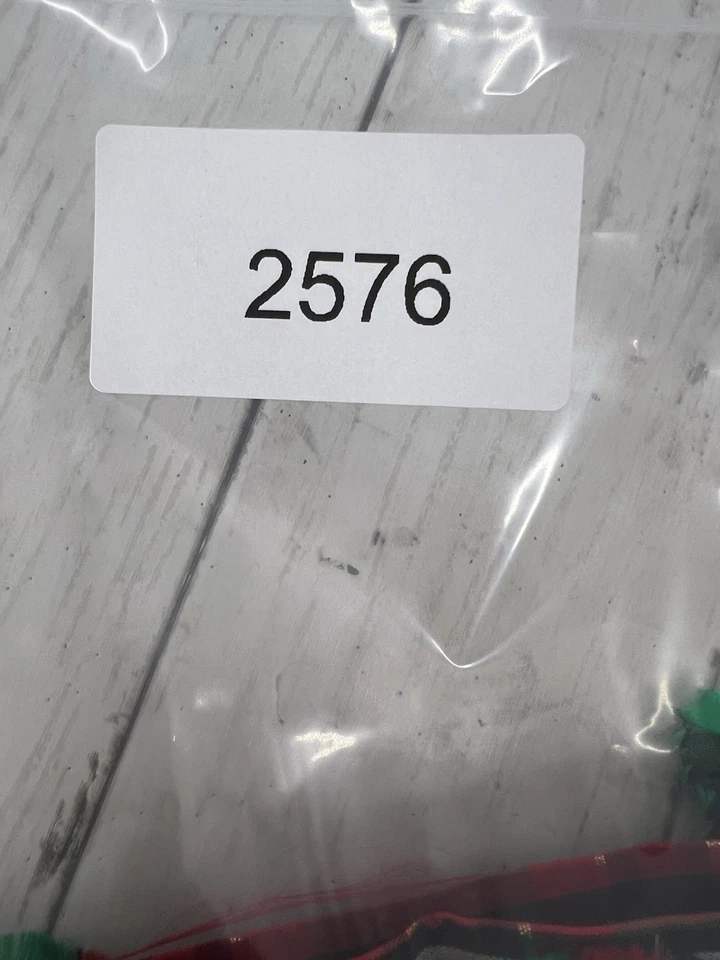 Christmas Tartan Red Polyester Taffeta Fabric 33"x 58" Wide Unbranded Scrap Cut - Image 4 of 4