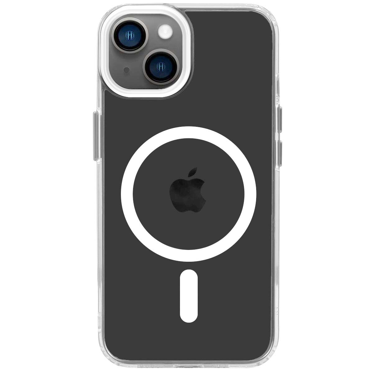Coque transparente iPhone 14 Plus PURO antichoc avec aimant LiteMag