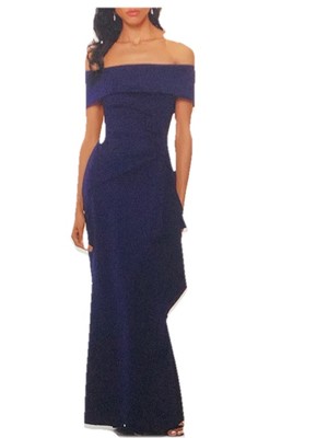Escape Women's Ruffle Off Shoulder Dress Gown | eBay