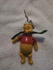 Vintage Disney Winnie The Pooh Wooden Christmas Ornaments Bear Scarf Holiday