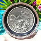 2018 'Leviathan Finding Silverbug Island' - 1 oz .999 Fine Antiqued Silver Round