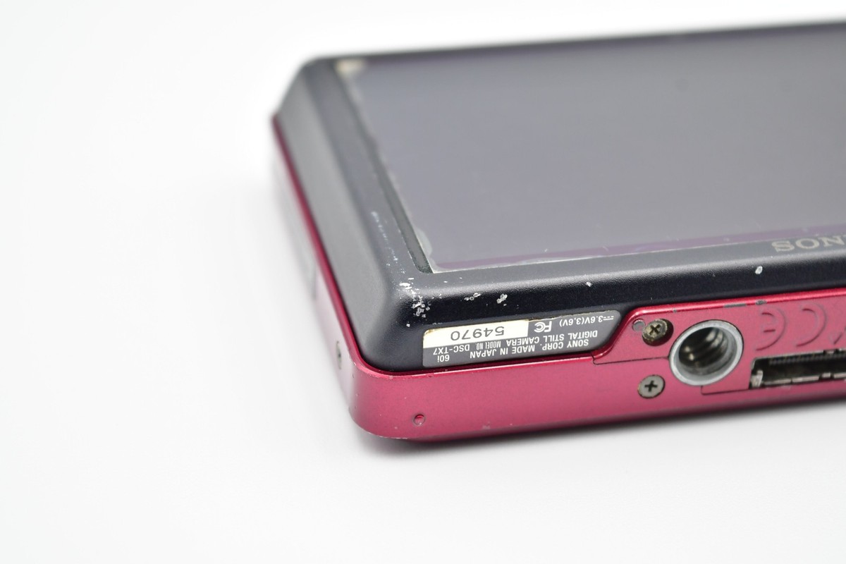 ⏯️[Excellent+5] SONY Cybershot DSC-TX7 Red Compact Digital