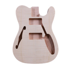 New Guitar Body Semi Hollow Guitar Body Bolt on Heel Mahogany Wood