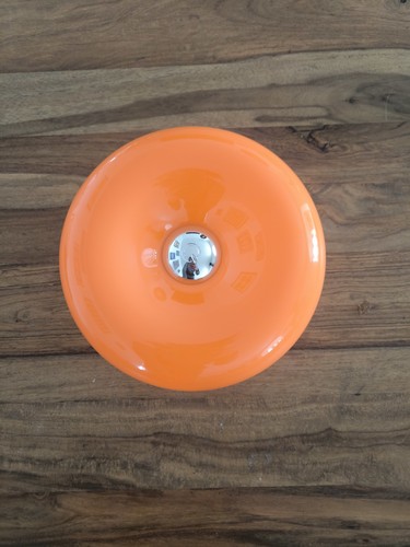 Lampe de chevet pour Table Années 70 Donut Orange Tactile LED USB - Photo 4/9