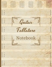 Guitar Tablature Notebook: Blank Guitar Tab Manuscript Paper with Chord Fingerin