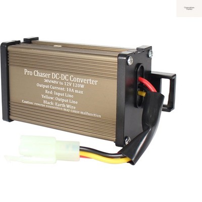 DC-DC Golf Carts RVs 48V 36V Volt Voltage to 12V Step Down Voltage Reducer Re...