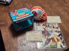 TRENT DILFER Signed MINI HELMET & Photo TAMPA BAY BUCCANEERS COAS Orginal Box