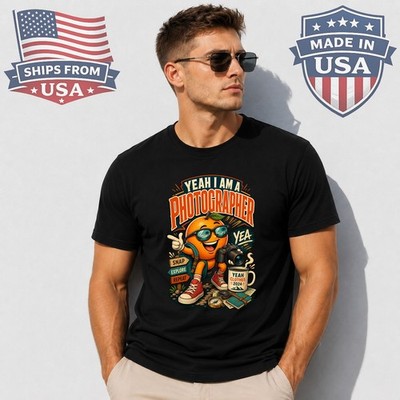 Yeah I Am A Photographer Graphic T-Shirt Funny