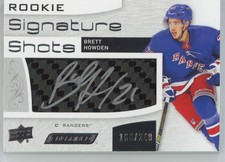2018-19 Upper Deck Engrained Rookie Signature Shots 166/249 Brett Howden Rookie