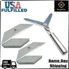 Center Finder Square & Round Work Piece Center Finder Tool Combo-USA FULFILLED