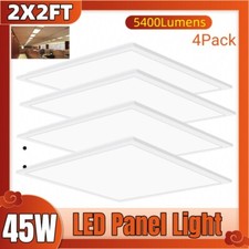 2X2 LED Flat Backlit Panel Light, Drop Ceiling LED Lights, 0-10V Dim, 100V-277V
