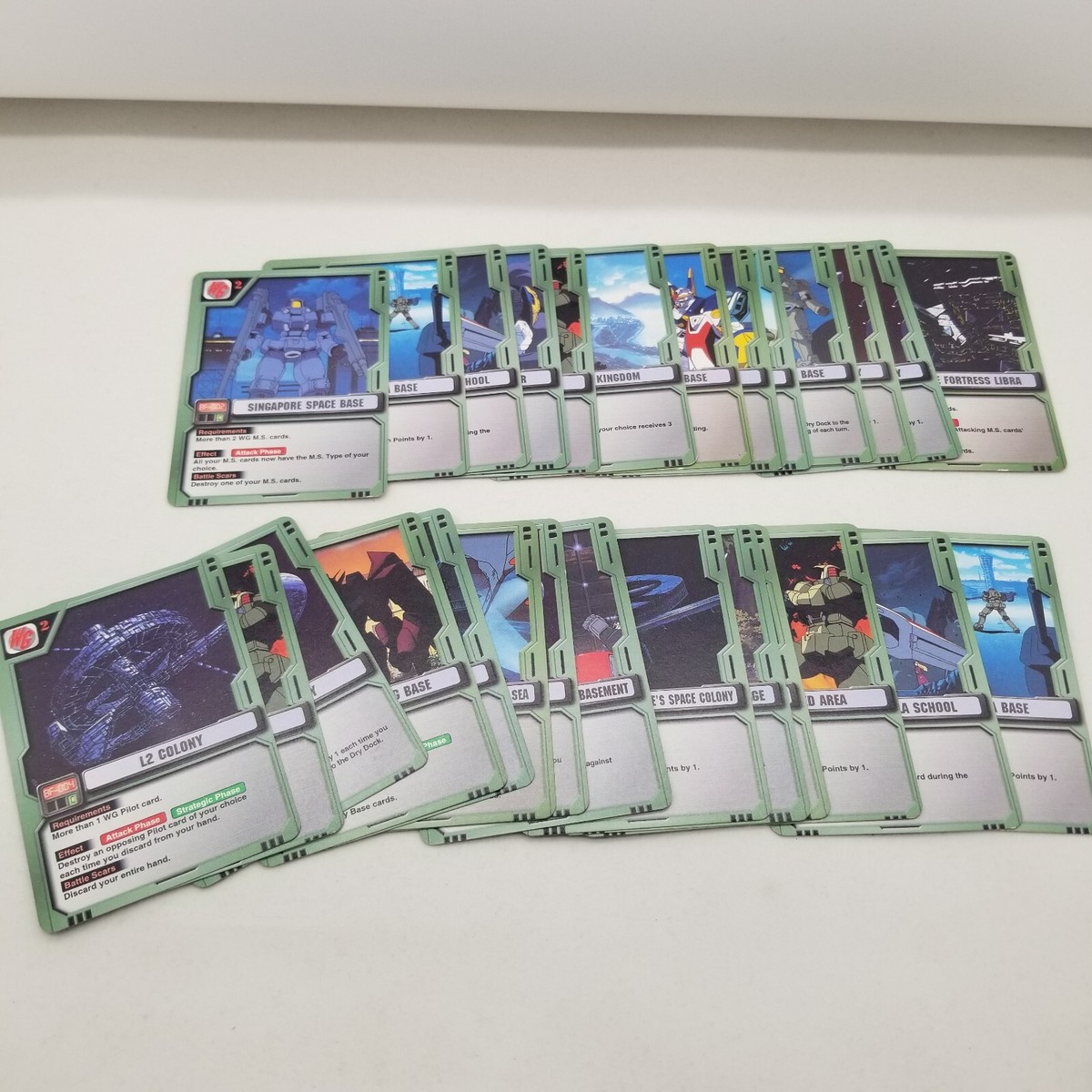 Gundam M.S. MS War TCG CCG 186 Card Lot | eBay