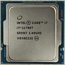 11Th Gen Intel Core i7-11700T LGA1200 CPU Processor 1.4-4.6 GHz 8C/16T 16MB 35W
