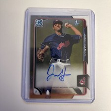 2015 Bowman Draft Chrome Draft Pick Auto Juan Hillman #BCA-JHI Auto