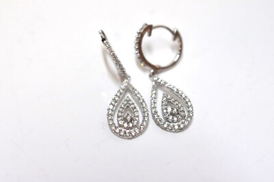 Gallery of Jewellery Damen Silber-Ohrhänger mit Glaskristallen 18-FB7401/201