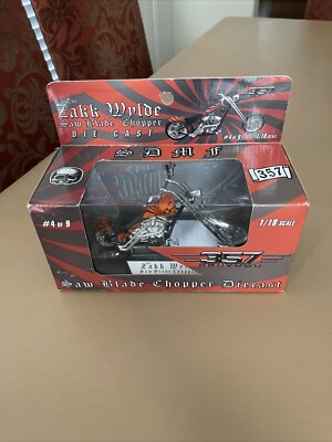 The Zakk Wylde Saw Blade Chopper Diecast 357 Customs 1/18 Scale #4 Of 9