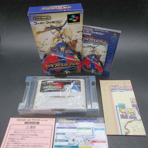Fire Emblem Super Famicom with Manual 2 Set Seisen no Keifu Japanese Version - Picture 8 of 23