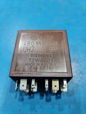 Audi INTERMITTENT WIPER RELAY # 389 4B0955531C OEM | eBay