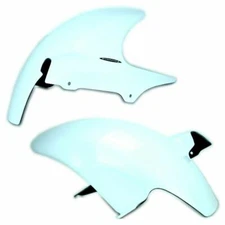 Pyramid Hugger Fender Mudguard White Suzuki GSF 650 S 07 - 14 GSX 650 F 08 - 15