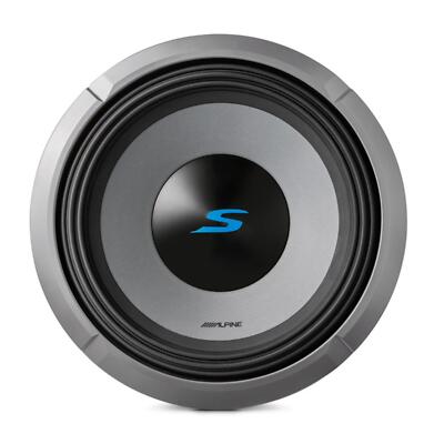 Alpine S2-W12D4 Sub 12'' 30cm S Serie Subwoofer Dual 4 Ohm Schwingspulen 600w RMS