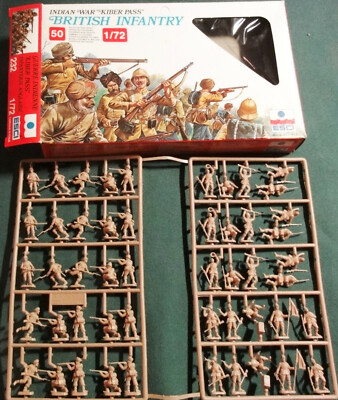 1/72  ESCI Indian war Kiber Pass British Infantry  MIB #232