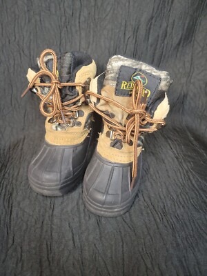 Childrens Boots Size 7 Redhead Insulated Lace Up