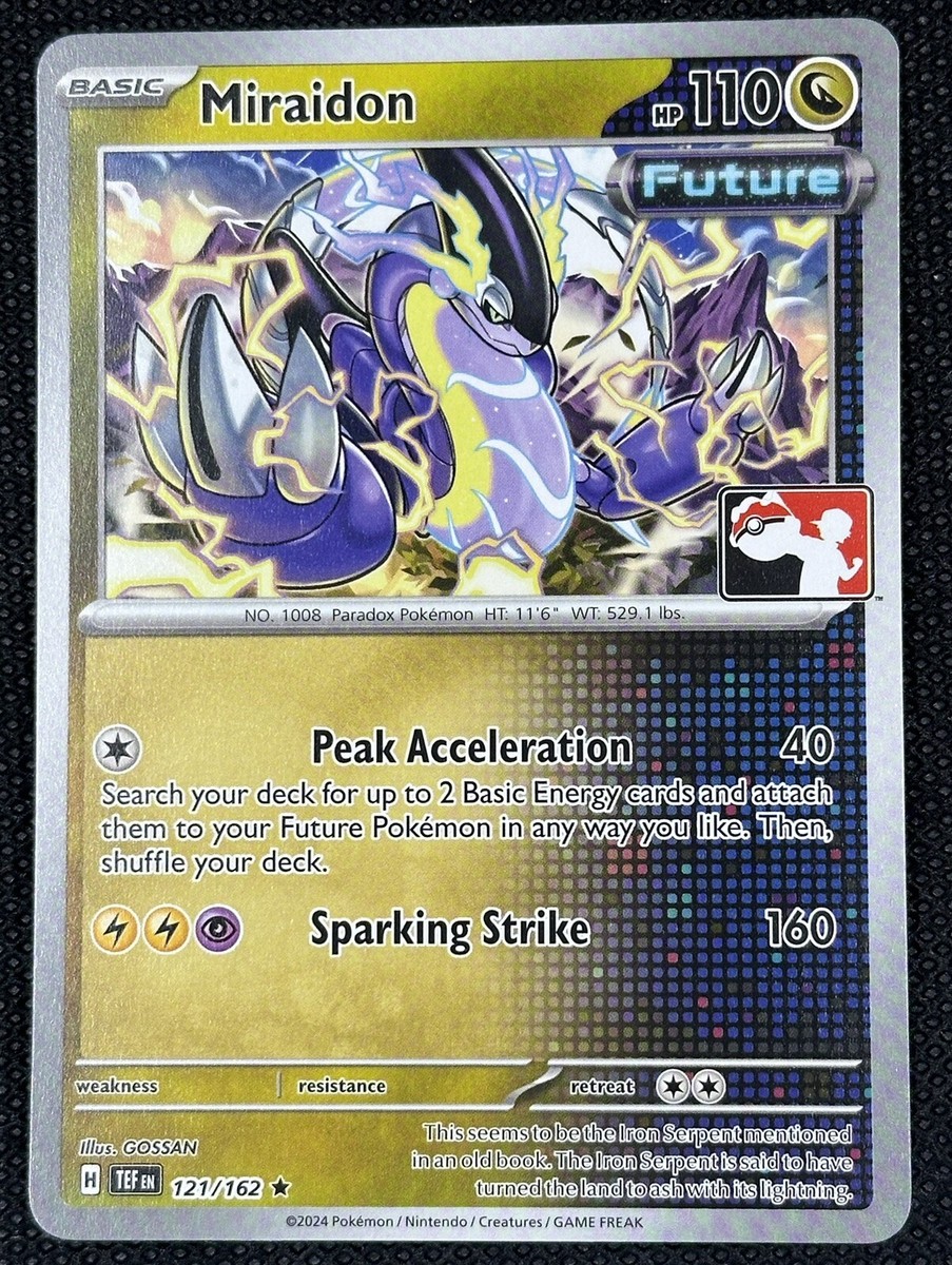 Miraidon Play! Pokemon Prize Pack Series 5 Non-Holo Stamped Promo