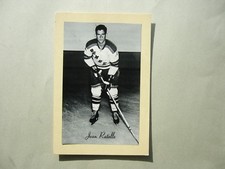 1944/64 BEEHIVE CORN SYRUP GROUP 2 HOCKEY PHOTO JEAN RATELLE SHARP!! BEE HIVE