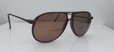 Vintage Marchon CFG-25 Brown Marble Pilot Sunglasses Japan FRAMES ONLY