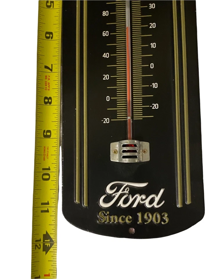 Ford Motor Co. Advertising Thermometer, Man Cave, Dad Gift, Ford, New, F1 - Image 2 of 4