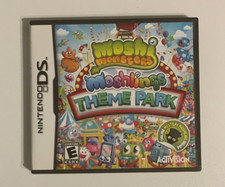 Moshi Monsters Moshlings Theme Park Nintendo DS Case Manual and Inserts Only